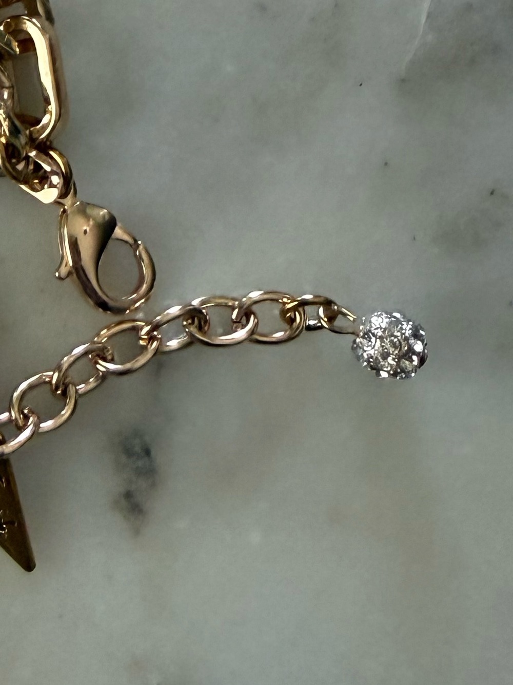 Erimish Gold Multi-Chain Anklet New - Picture 3 of 5